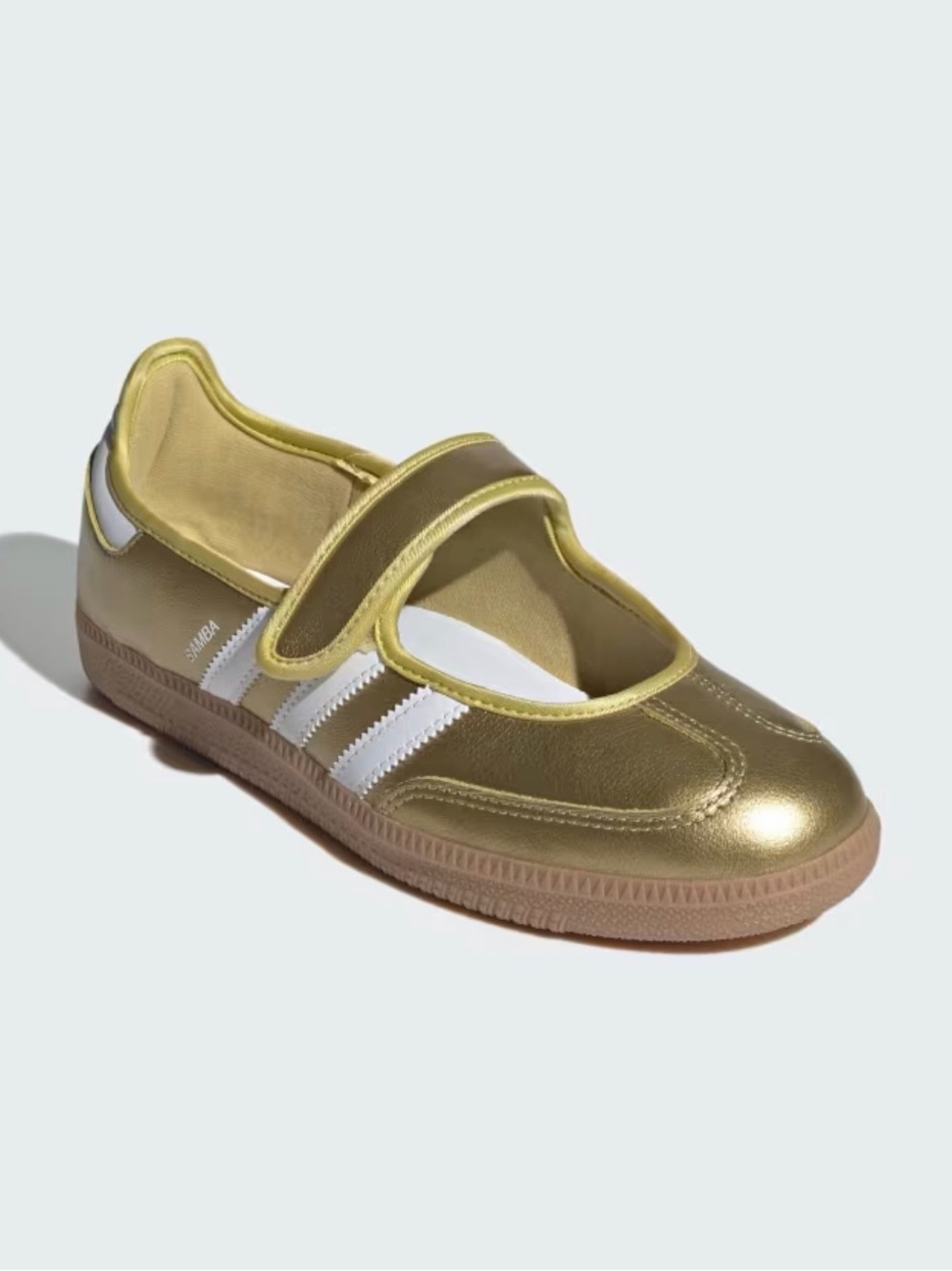 adidas Samba Jane Gold Metallic / Cloud White / Gum
